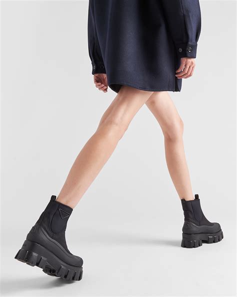 prada nylon gabardine|monolith re nylon gabardine boots.